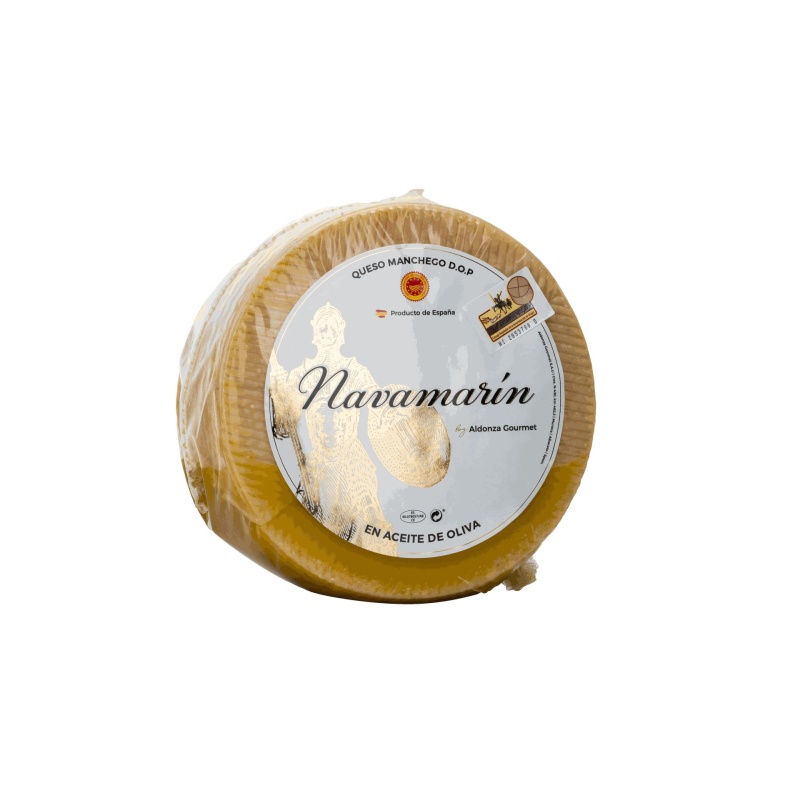 Queso Manchego D.O.P. En Aceite Navamarín (Entero)