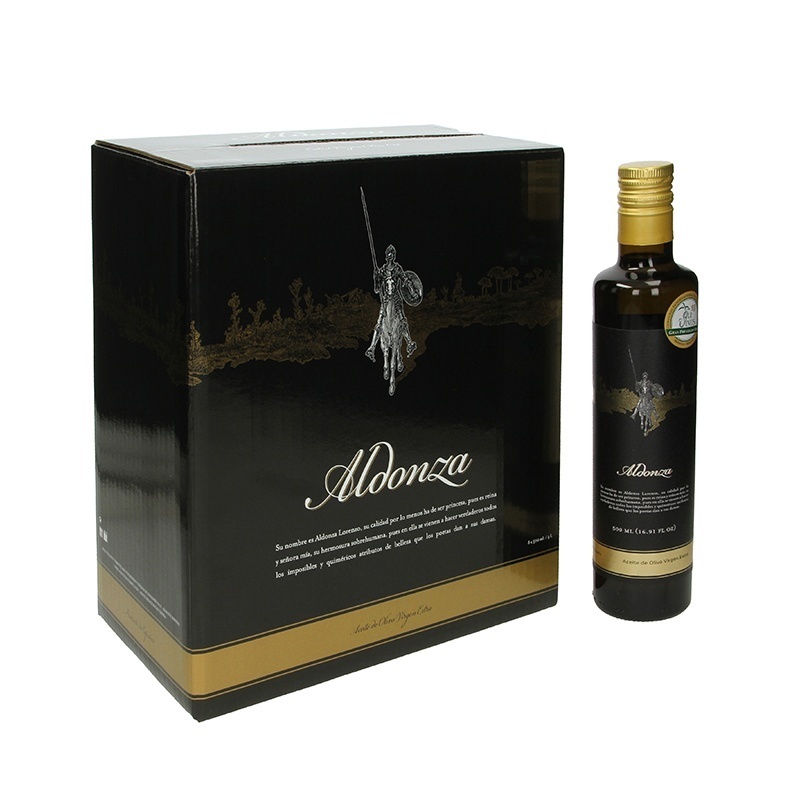 Pack 8 botellas Aceite Oliva Virgen Extra Aldonza 500 ml