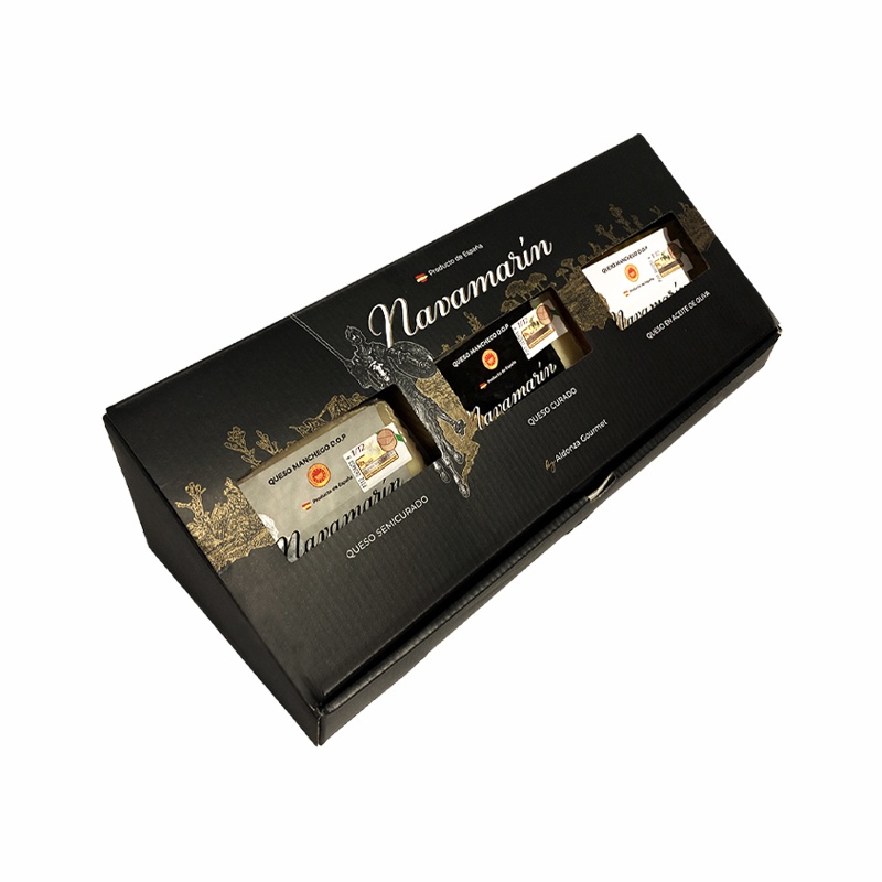 Estuche Quesos Manchegos D.O.P. Navamarín (Cuñas 1/12)